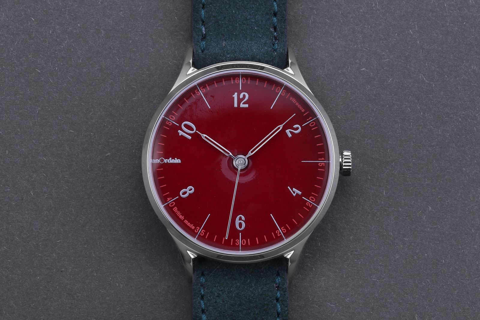Anordain Model 1 enamel dial watch 6