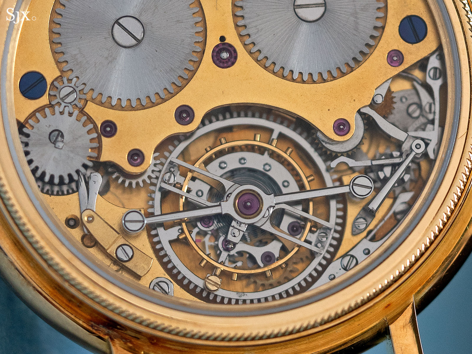George Daniels Chronograph Wristwatch with tourbillon 18