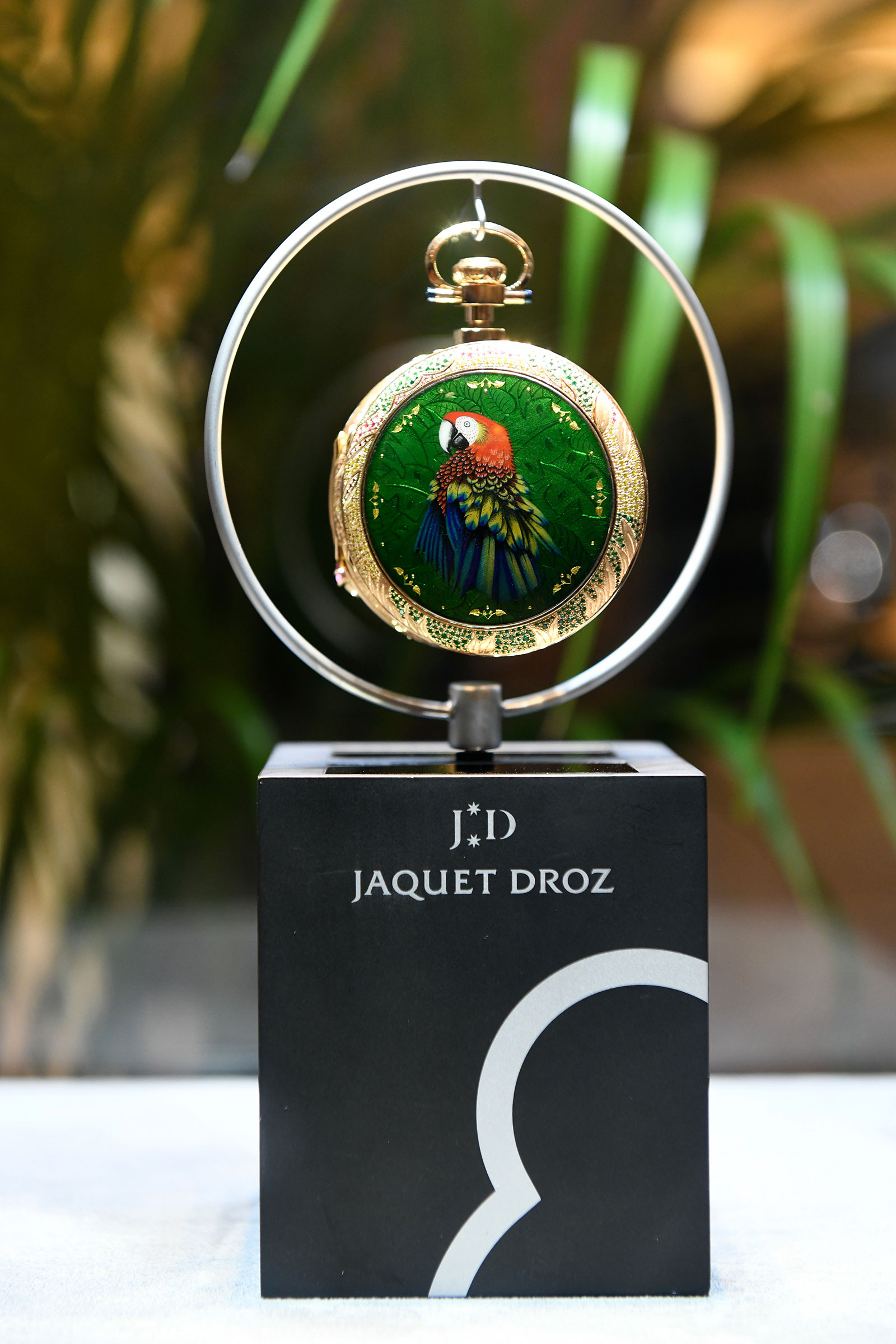 Jaquet droz parrot on sale repeater pocket watch