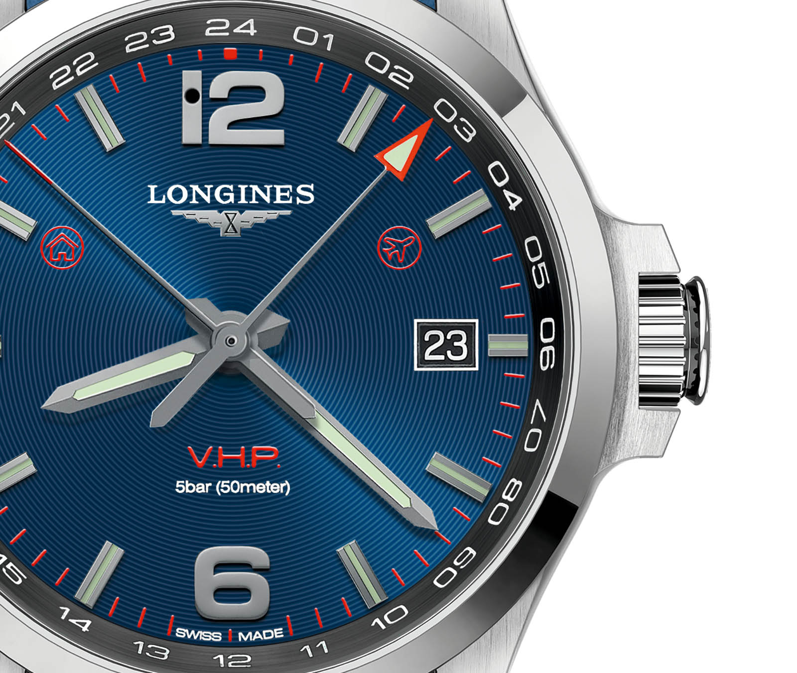 Longines Conquest V.H.P. GMT Flash Setting 2
