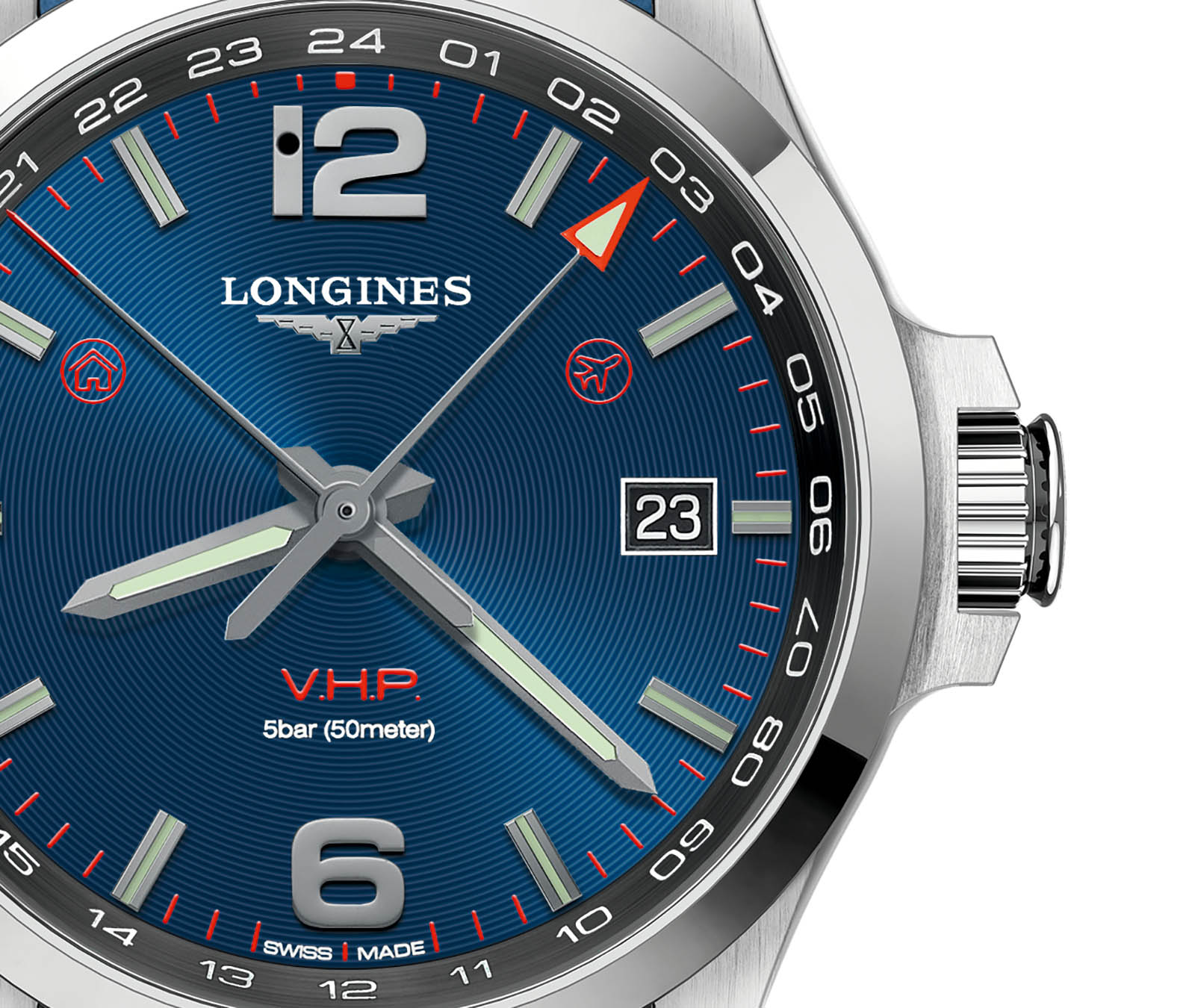 longines vhp flash setting