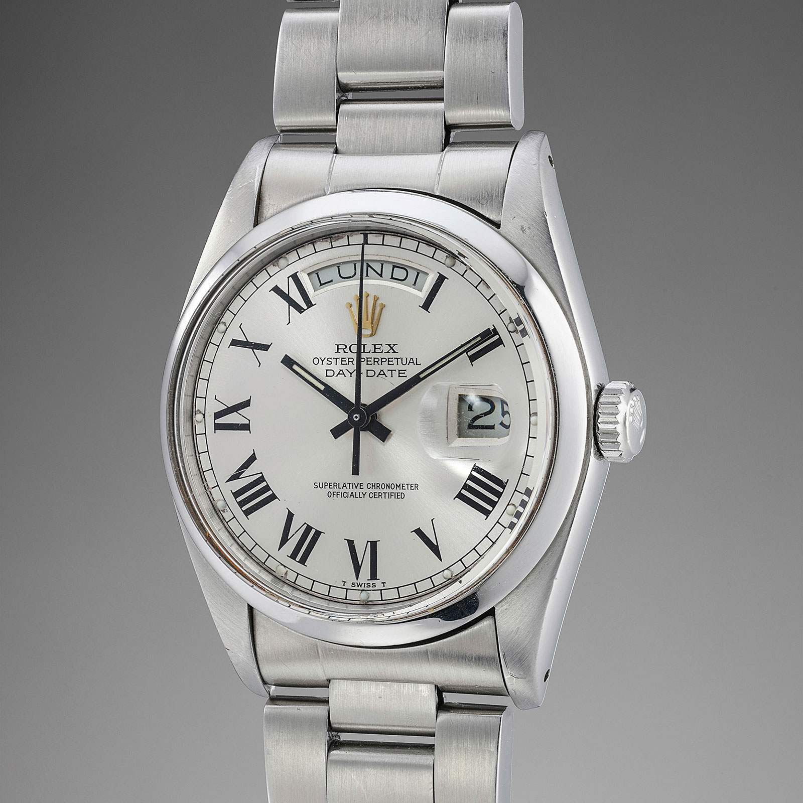 Rolex Day Date stainless steel phillips 1