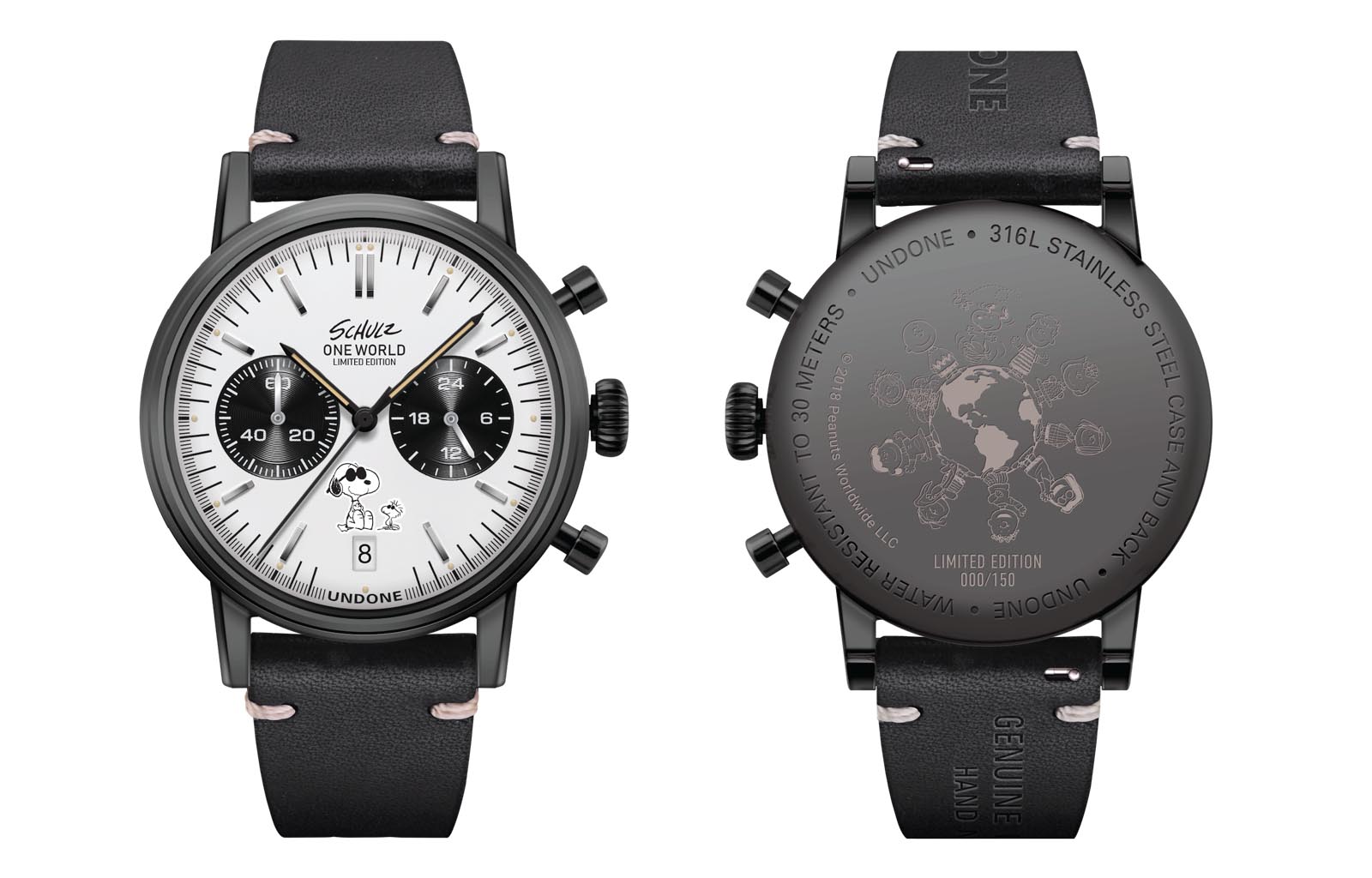 Undone Peanuts Urban One World Chronograph limited edition