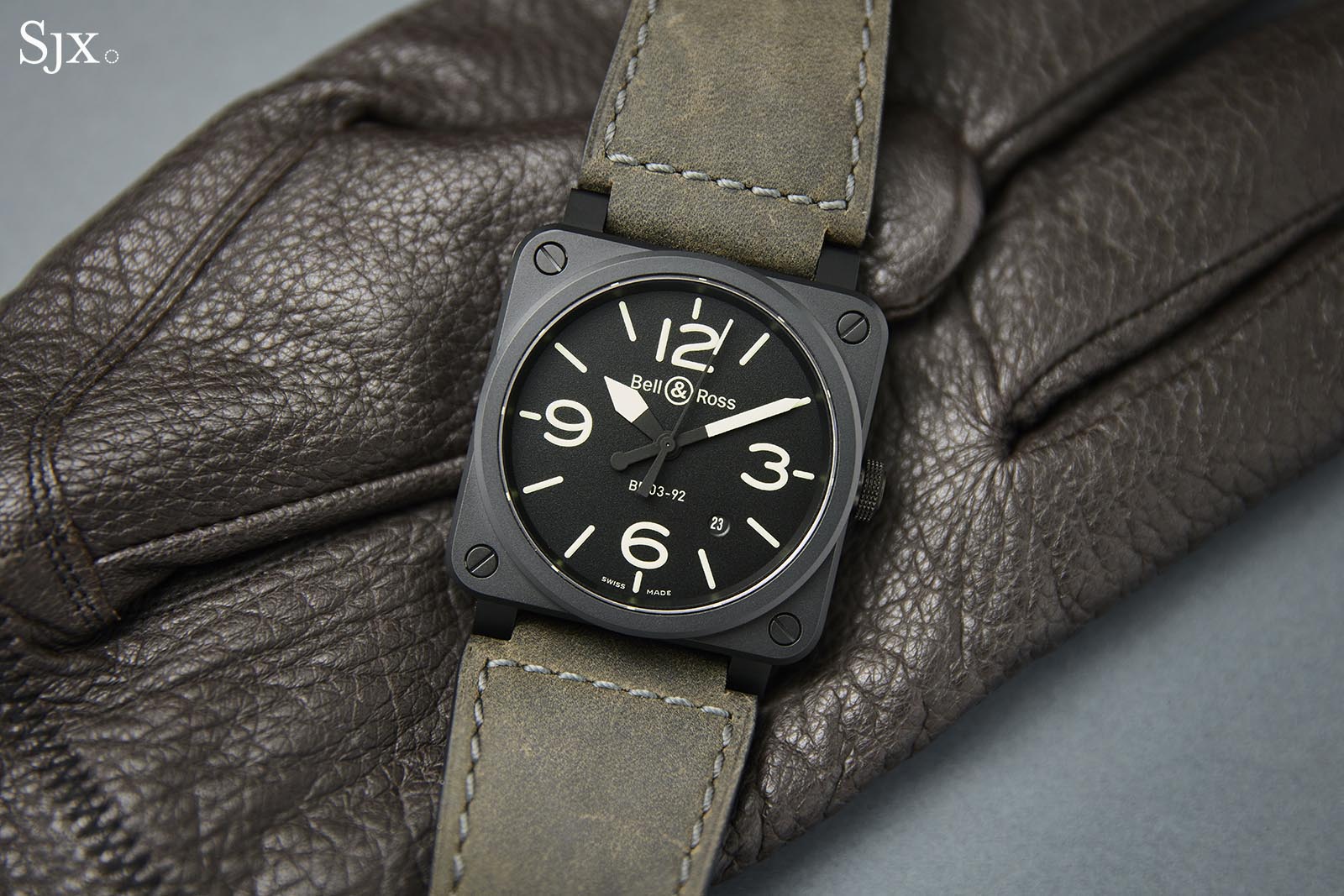 Bell and ross online grey lum