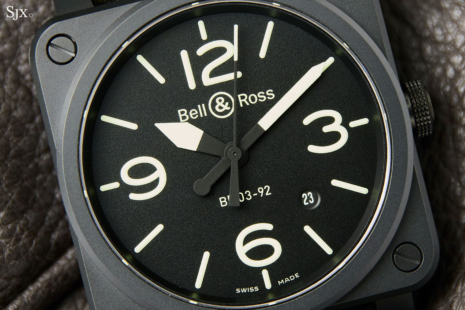 Up Close Bell Ross BR 03 92 Nightlum SJX Watches