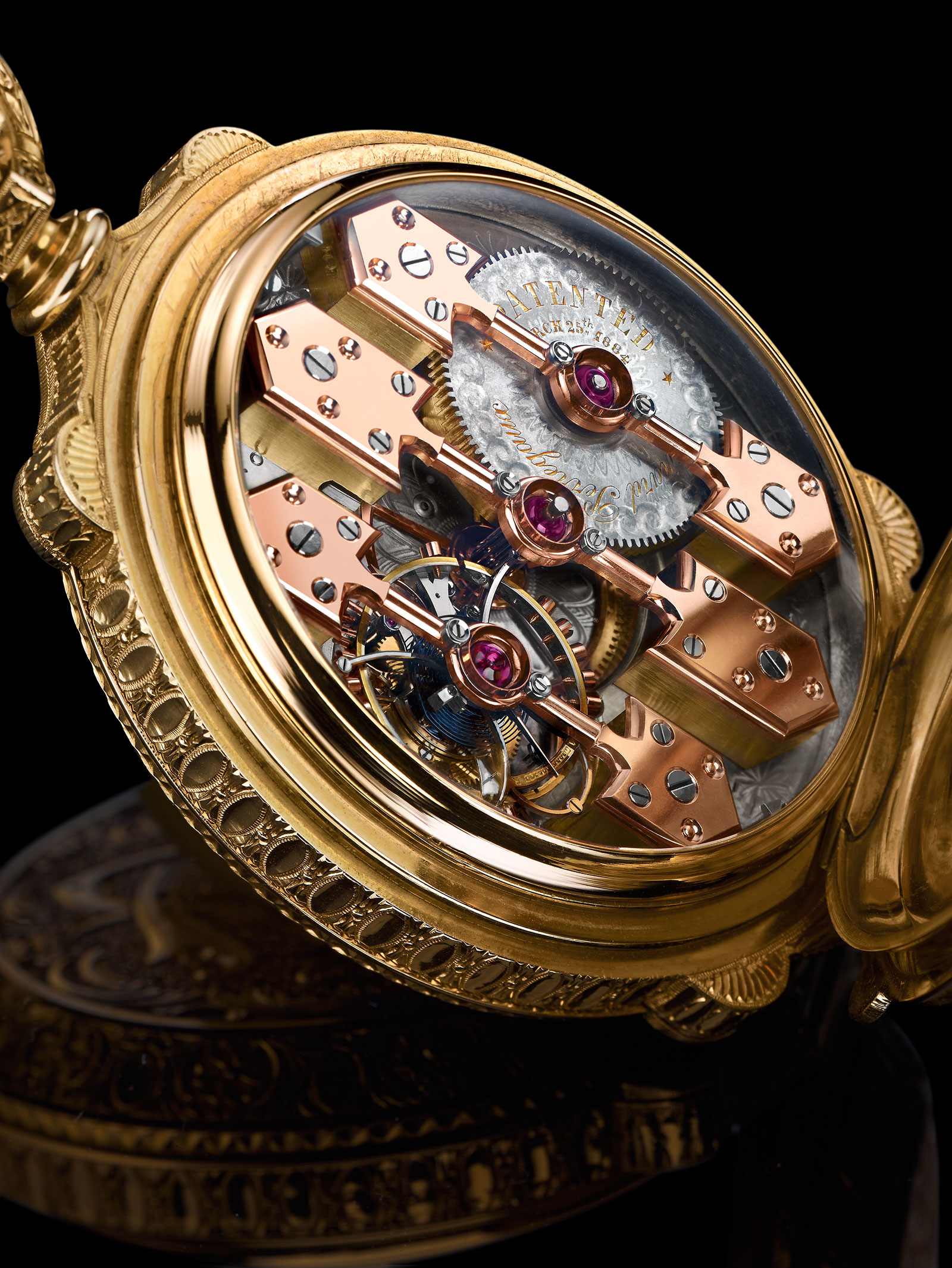 Girard-Perregaux La Esmeralda pocket watch