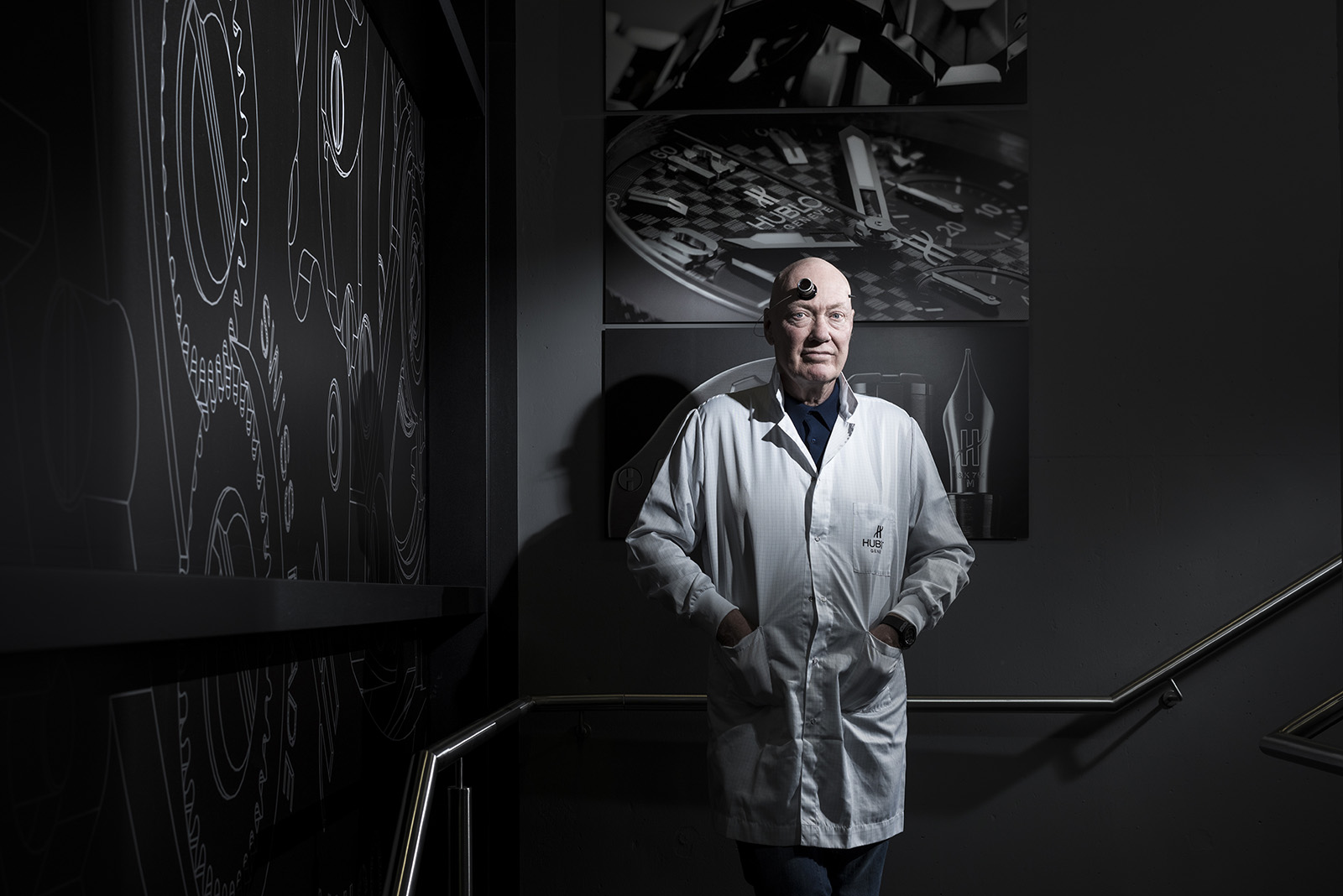 Jean-Claude Biver, head of the watch division at luxury conglomerate LVMH Moet Hennessy Louis Vuitton. Hublot Manufacture, Nyon, Switzerland, 14 February 2018 © Fred Merz | Lundi13 for The Wall Street Journal.