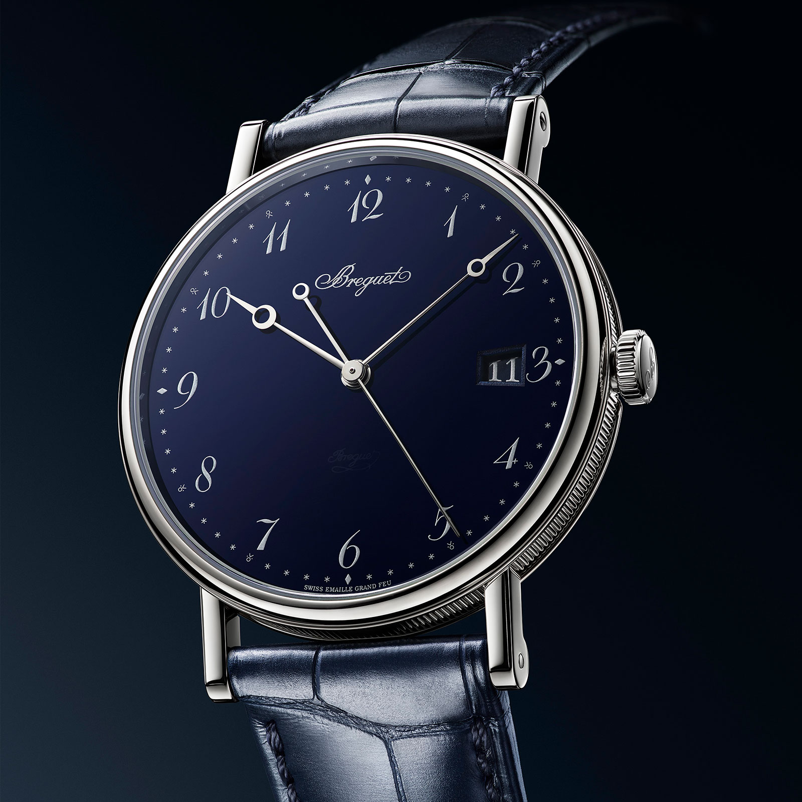 Breguet Classique 5177 blue enamel 3