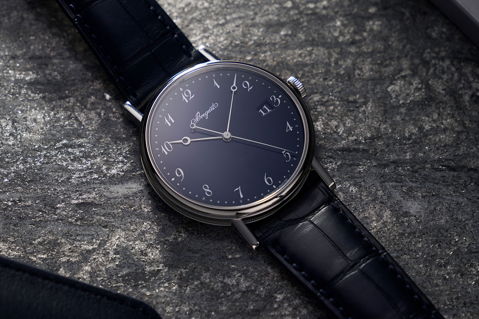 Breguet Introduces the Classique 5177 in Blue Grand Feu Enamel