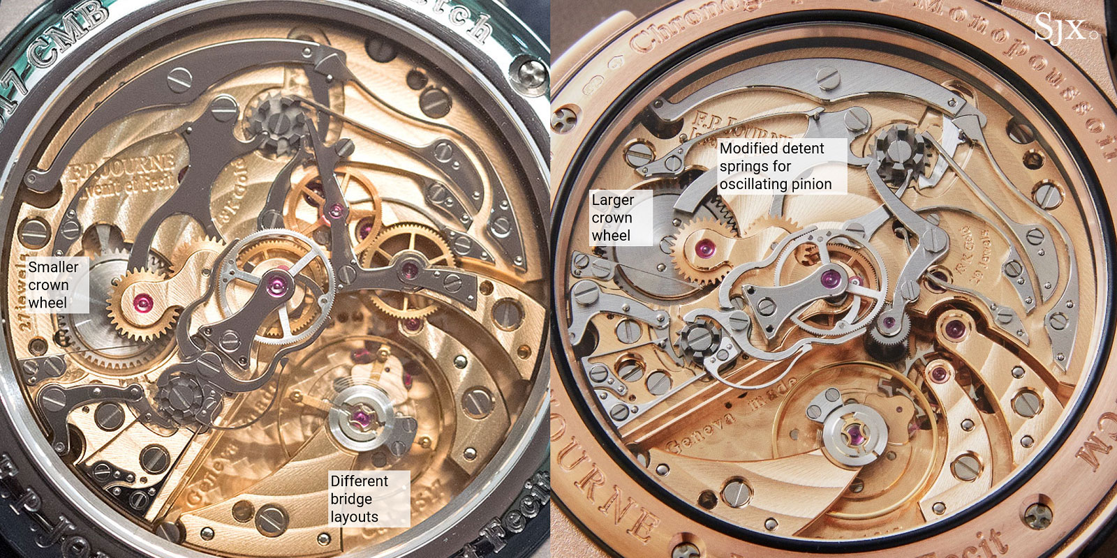 FP journe rattrapante only watch comparison 3