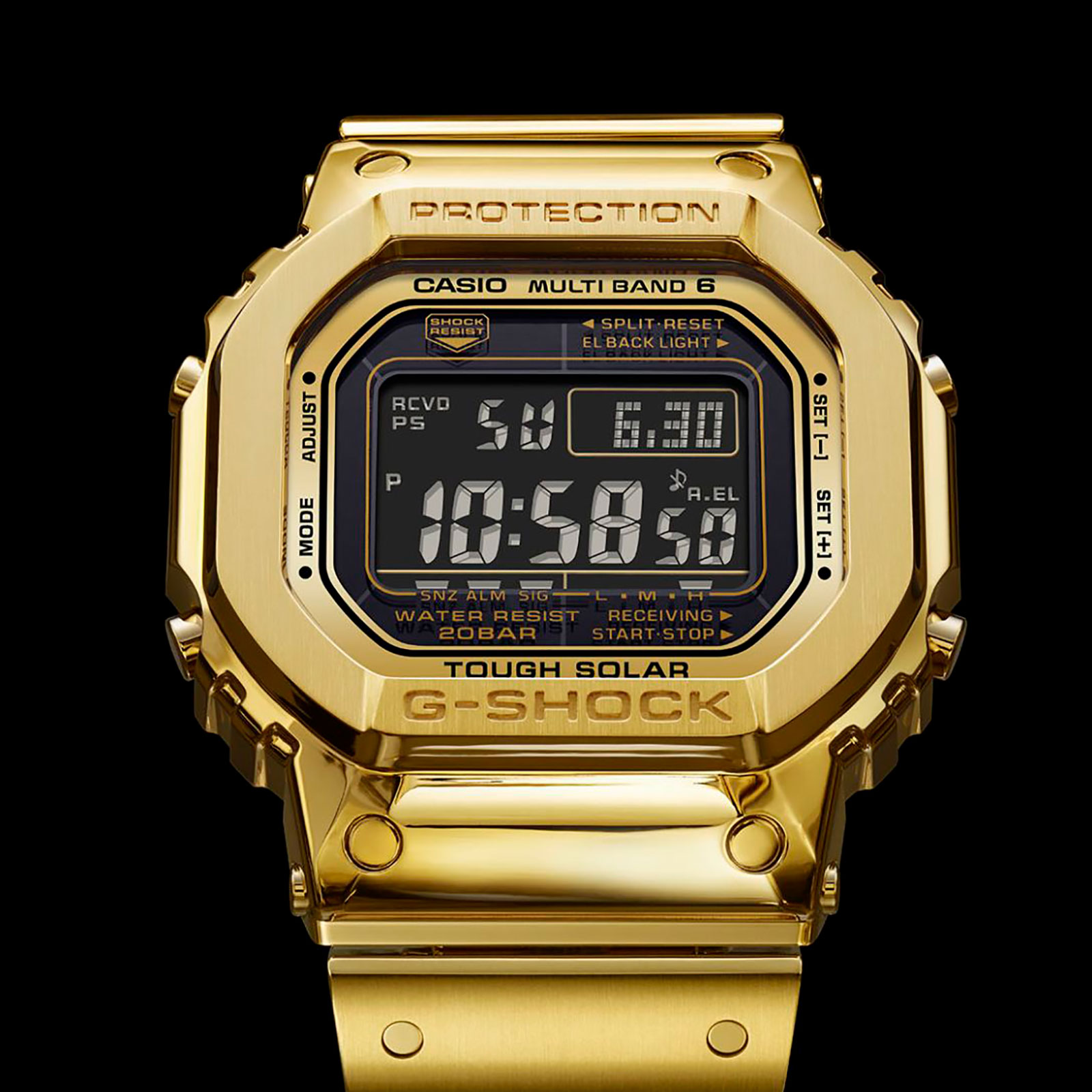 g shock black gold price