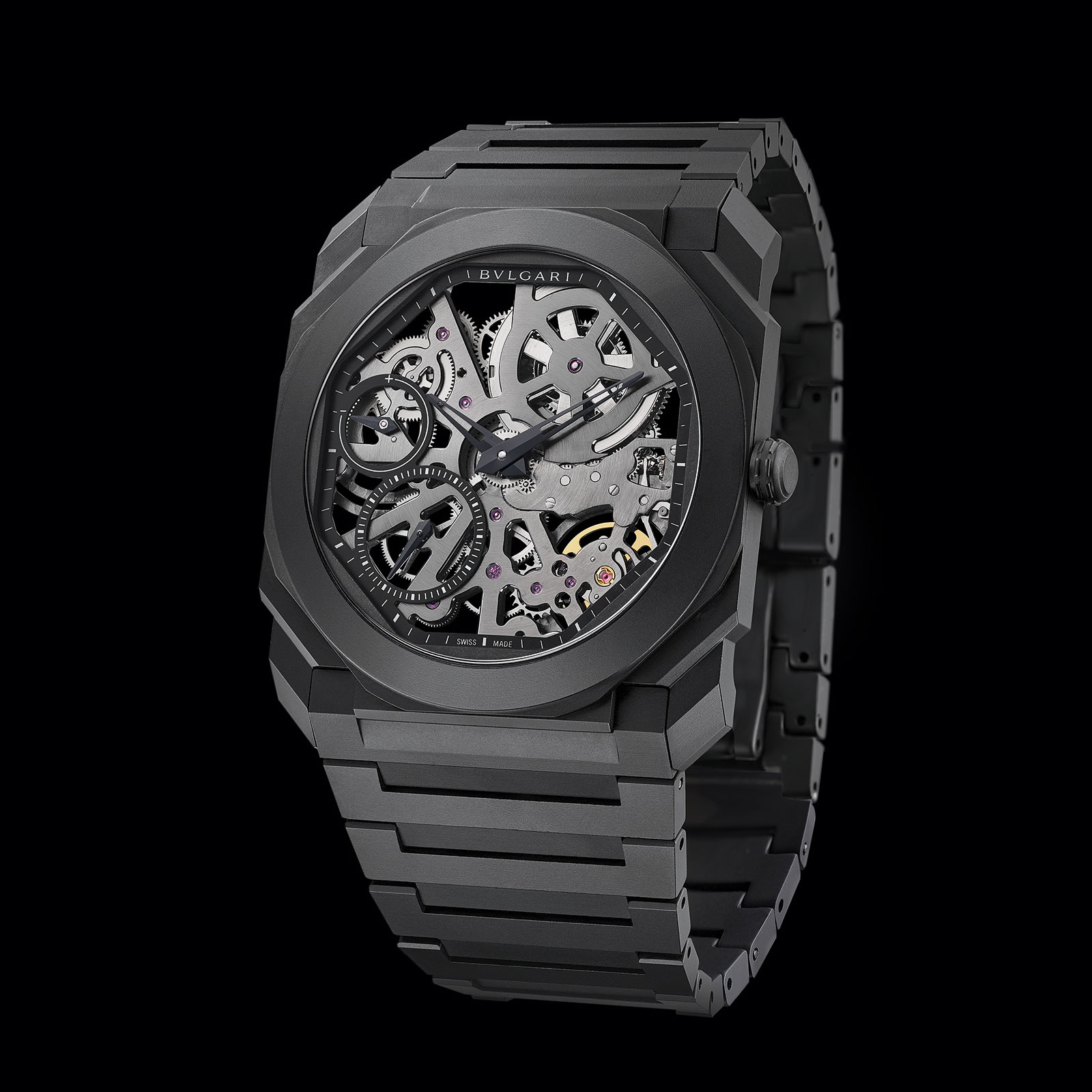 Bvlgari skeleton watch discount price