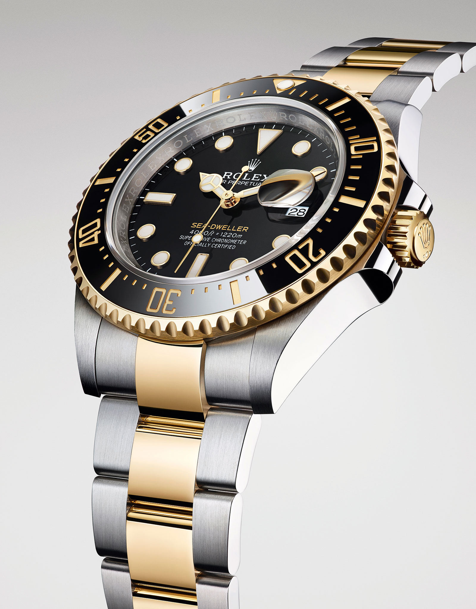 rolex sea dweller 43mm two tone