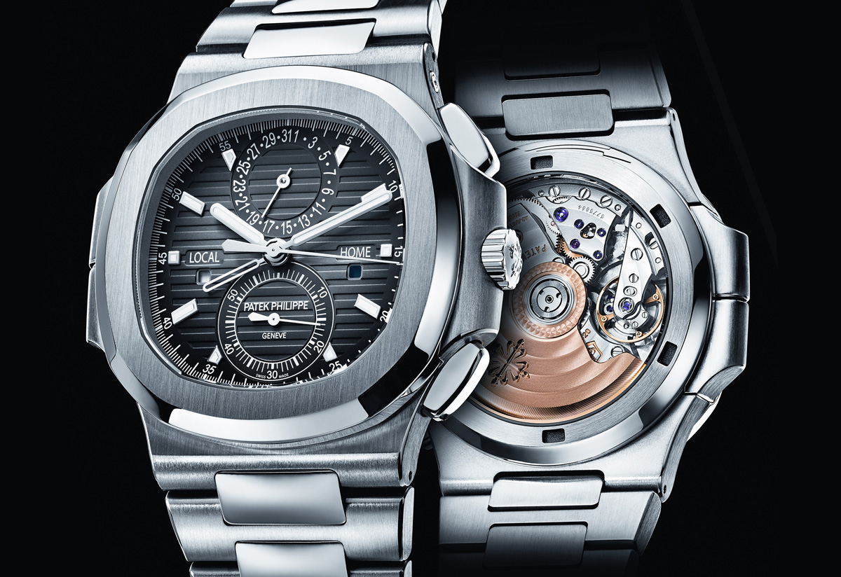 Baselworld 2014 Introducing the Patek Philippe Nautilus Travel Time Chronograph Ref. 5990 1A with specs and price SJX Watches