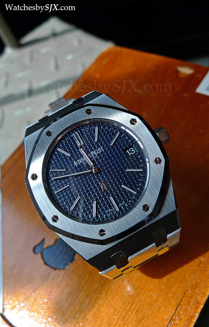 On the wrist review the new Audemars Piguet Royal Oak Jumbo ref. 15202 with live pics and pricing SJX Watches