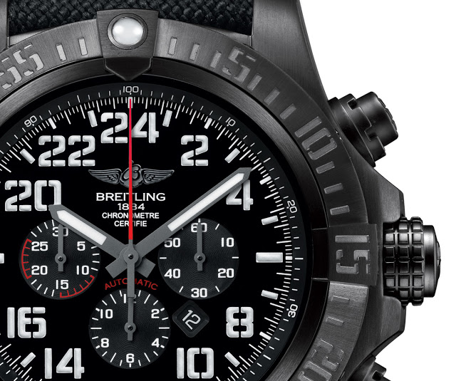 Introducing the Breitling Super Avenger Military another big bad and black chronograph from Breitling with specs and pricing SJX Watches