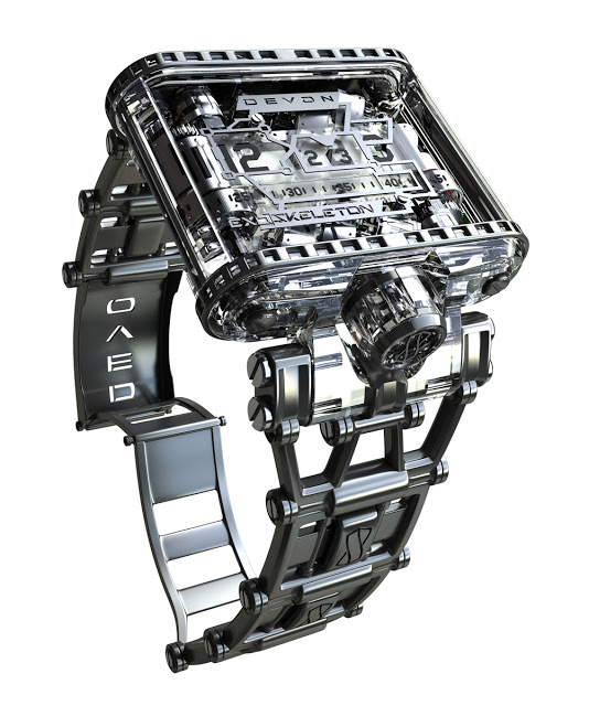 The rather unique Devon Tread 2G watch is set to make a gilded statement at  Baselworld - Luxurylaunches