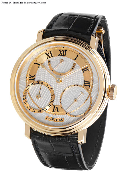 The first George Daniels Anniversary wristwatch by Roger Smith has