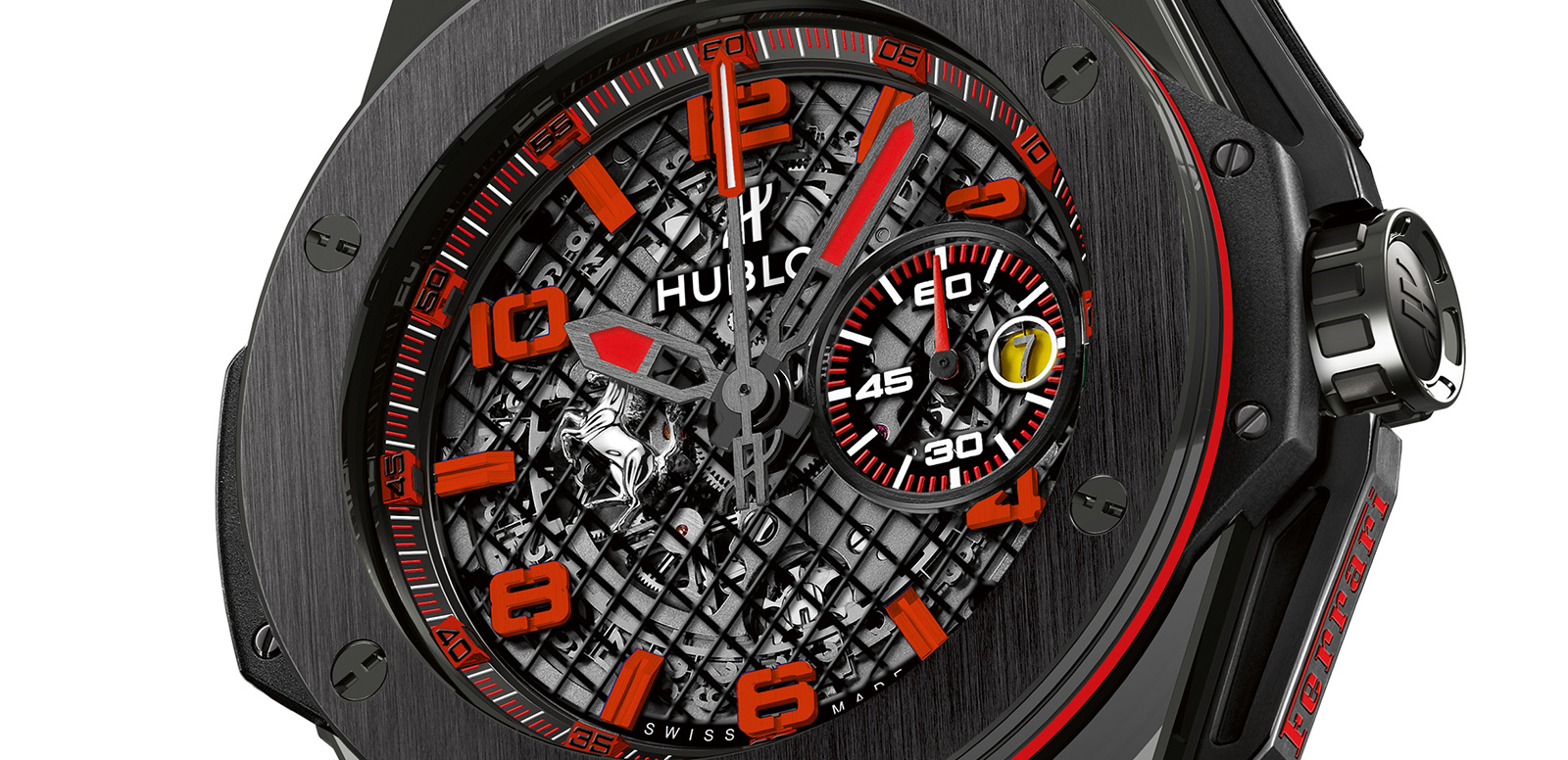 Hublot big bang hot sale ferrari carbon red ceramic