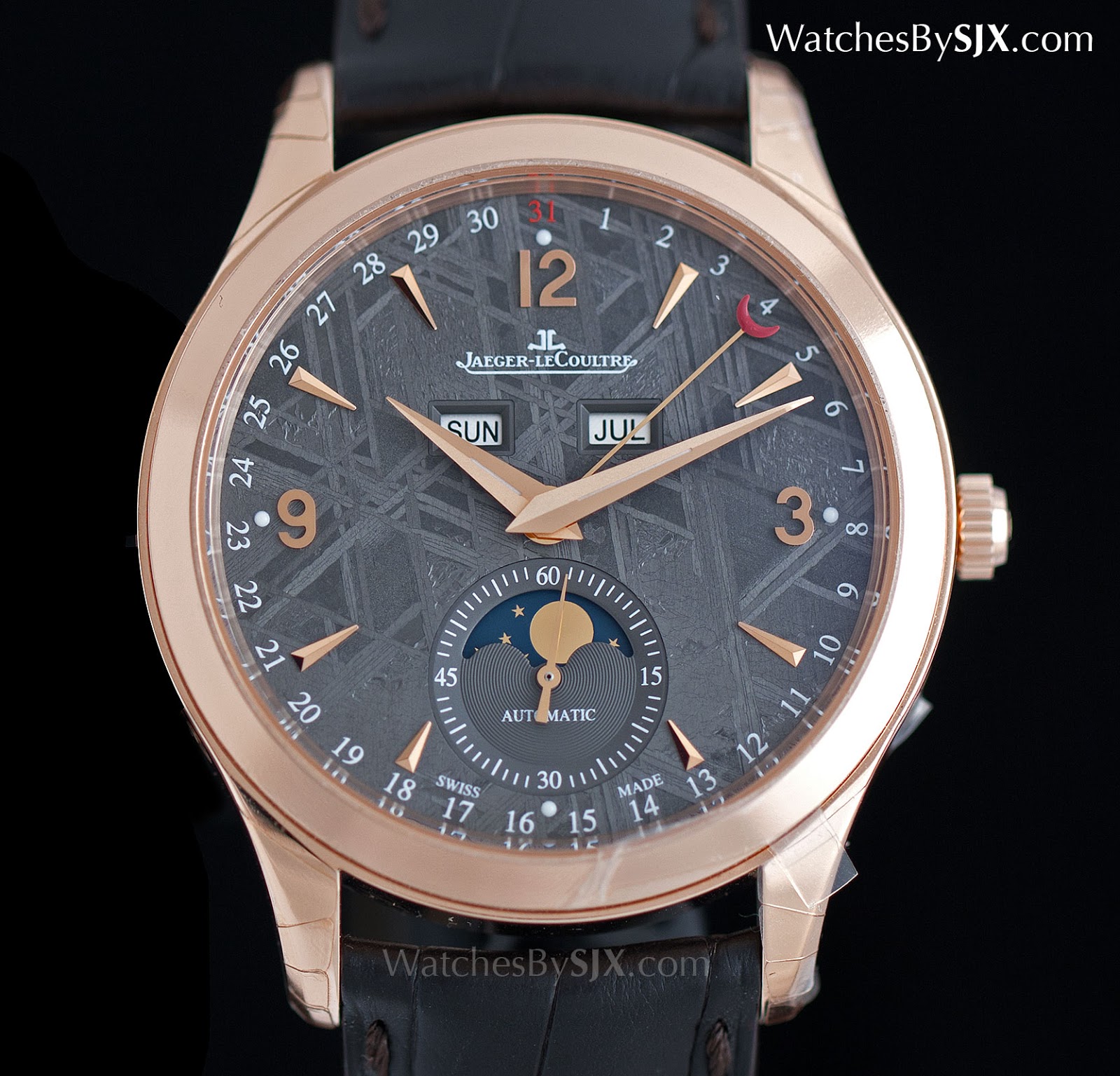 Up Close With The Jaeger LeCoultre Master Calendar Meteorite With Original Photos Price SJX Watches