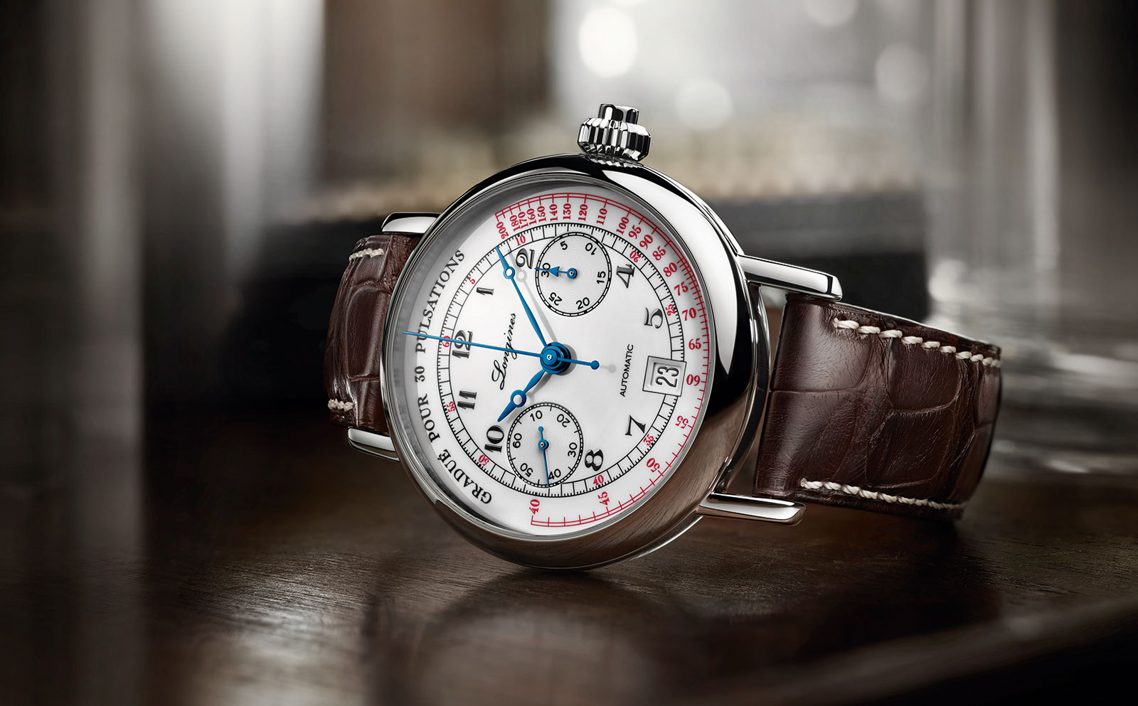 Introducing The Longines Pulsometer Chronograph A Twenties Style