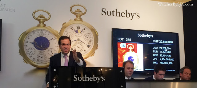 LIVE FROM GENEVA Patek Philippe Henry Graves Supercomplication Becomes Most Expensive Watch Ever Sold SJX Watches