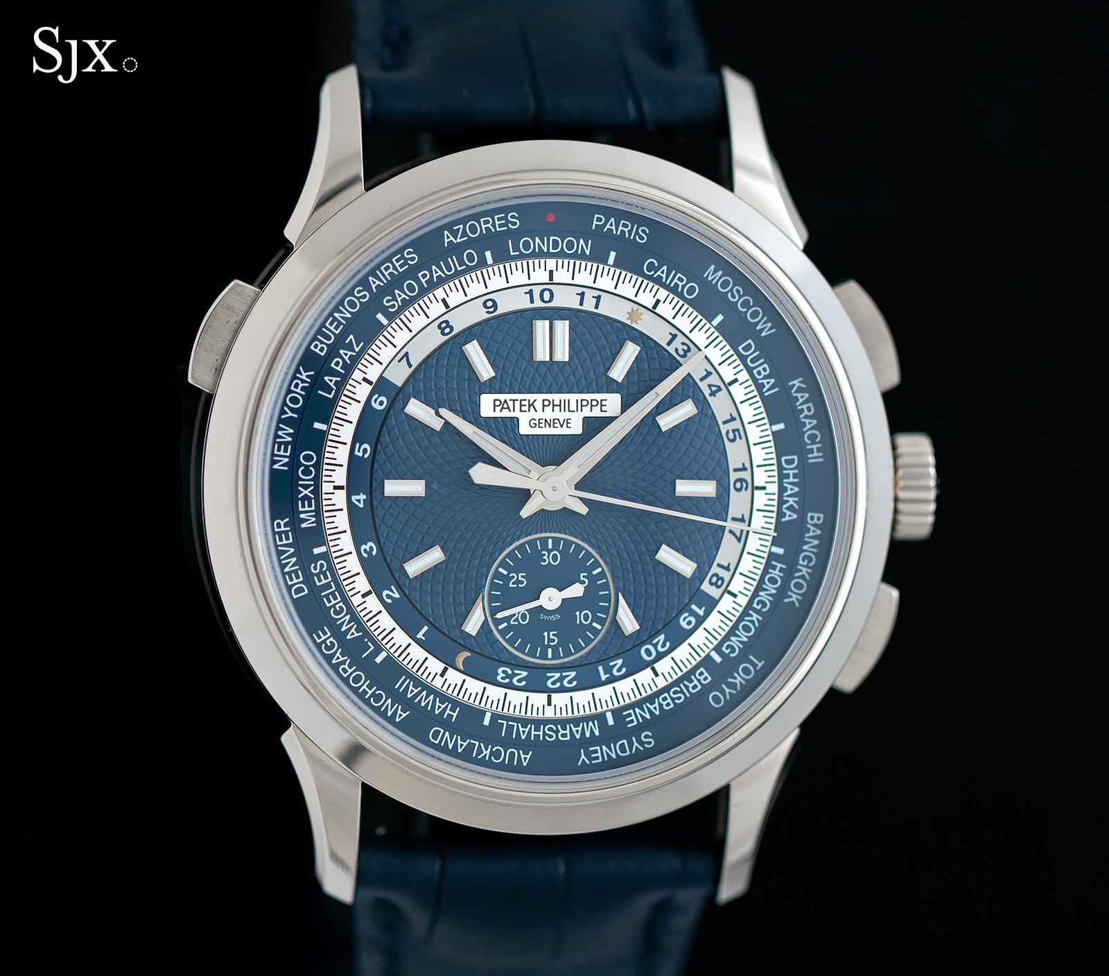 Up Close with the Patek Philippe World Time Chronograph Ref. 5930G SJX Watches