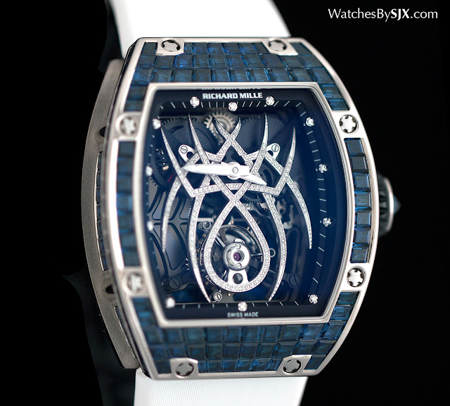 Up Close with the Richard Mille RM 19 01 Natalie Portman Blue