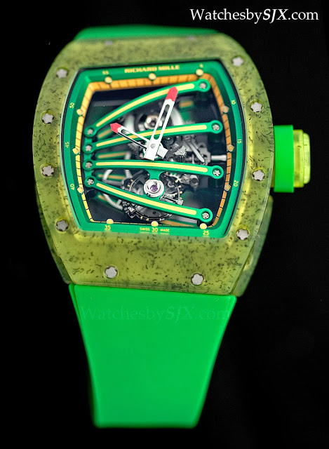 Hands on with the 600 000 green and yellow Richard Mille RM059