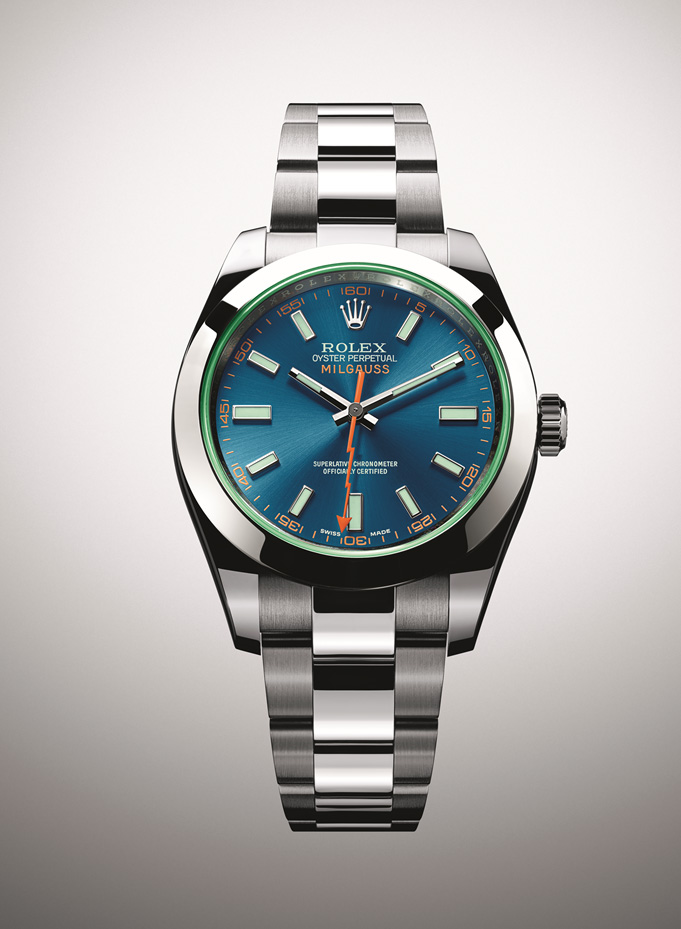 rolex milgauss glace verte