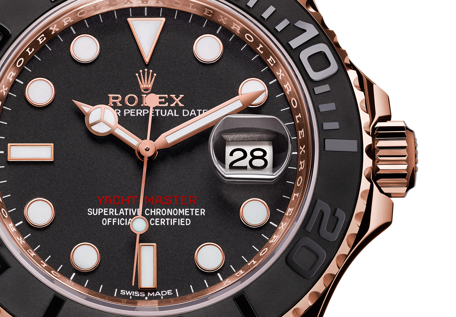 rolex yacht master 2 everose