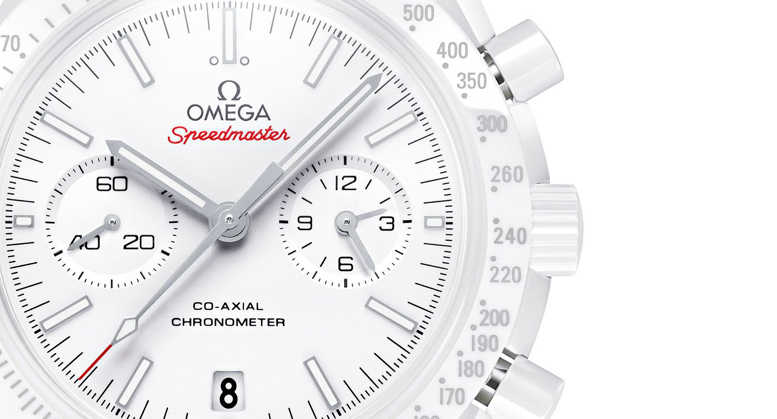 Omega white shop ceramic watch