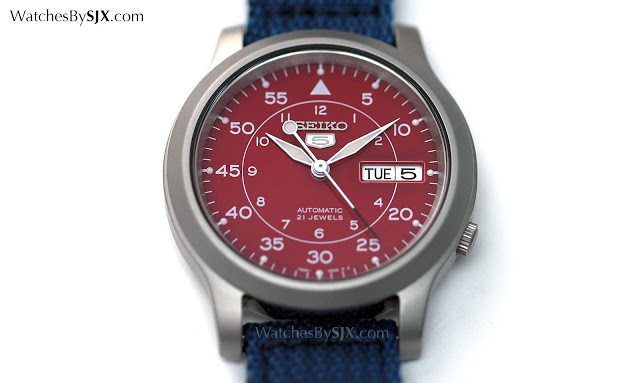 red seiko watch