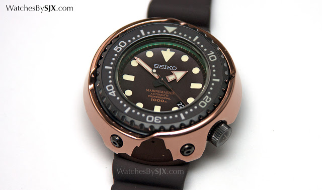 Hands On with the Seiko Prospex Marinemaster 1000m Cermet Gold