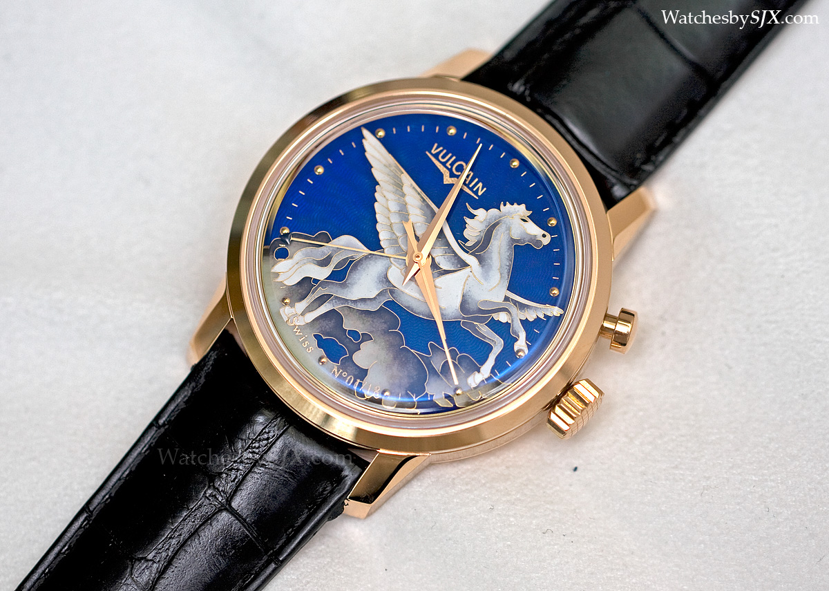 Hands-On with the Vulcain Cricket Alarm Pegasus Cloisonné Limited Edition (with live photos and pricing) SJX Watches