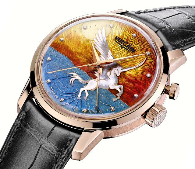 Introducing The Vulcain Pegasus Only Watch 2015 Fitted With A Unique Cloisonne Enamel Dial SJX Watches