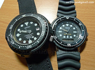 A pair of Seiko shrouded watches SJX Watches