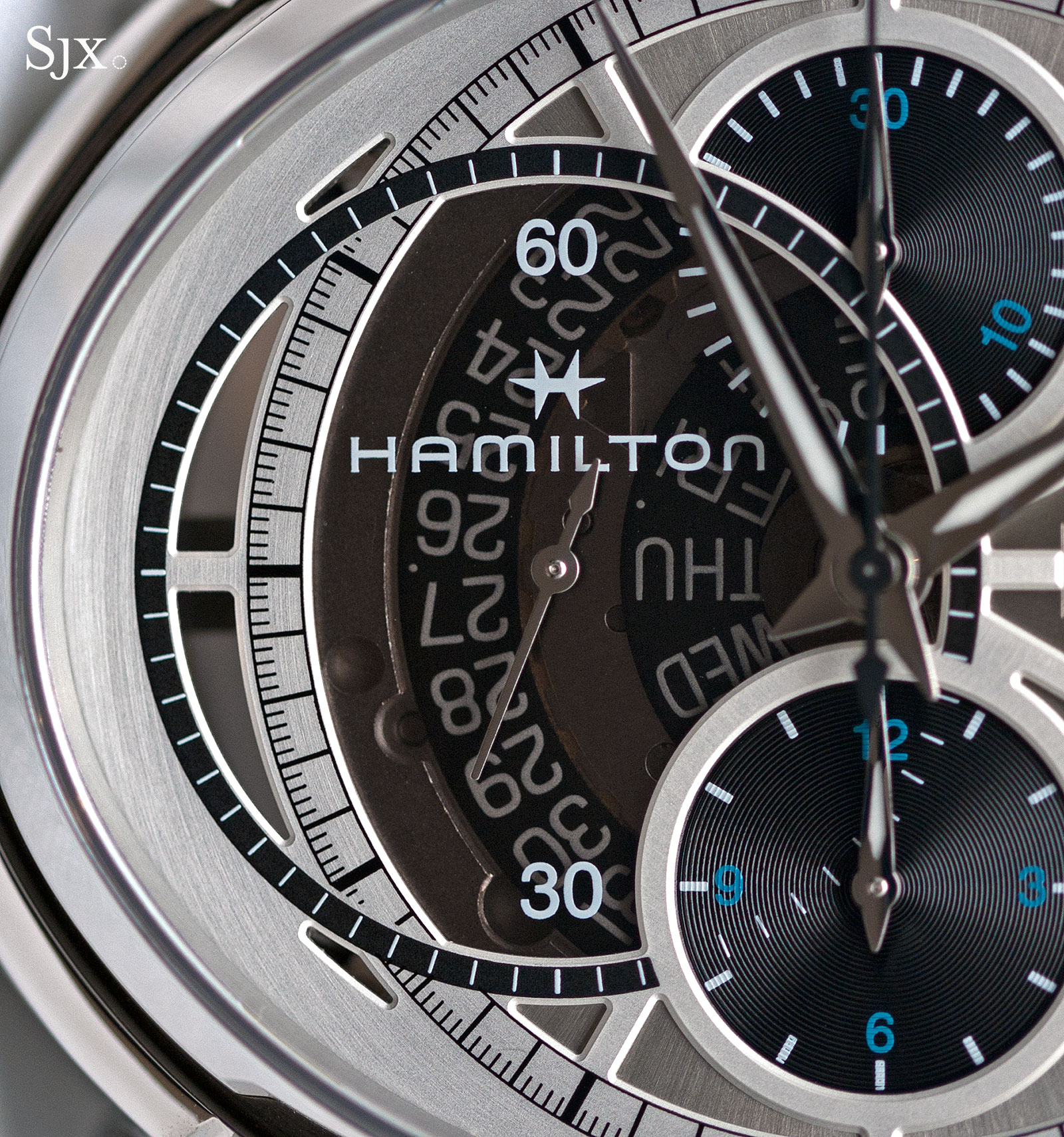 Hands-On with the Hamilton Jazzmaster Face II Double-Sided Chronograph SJX Watches