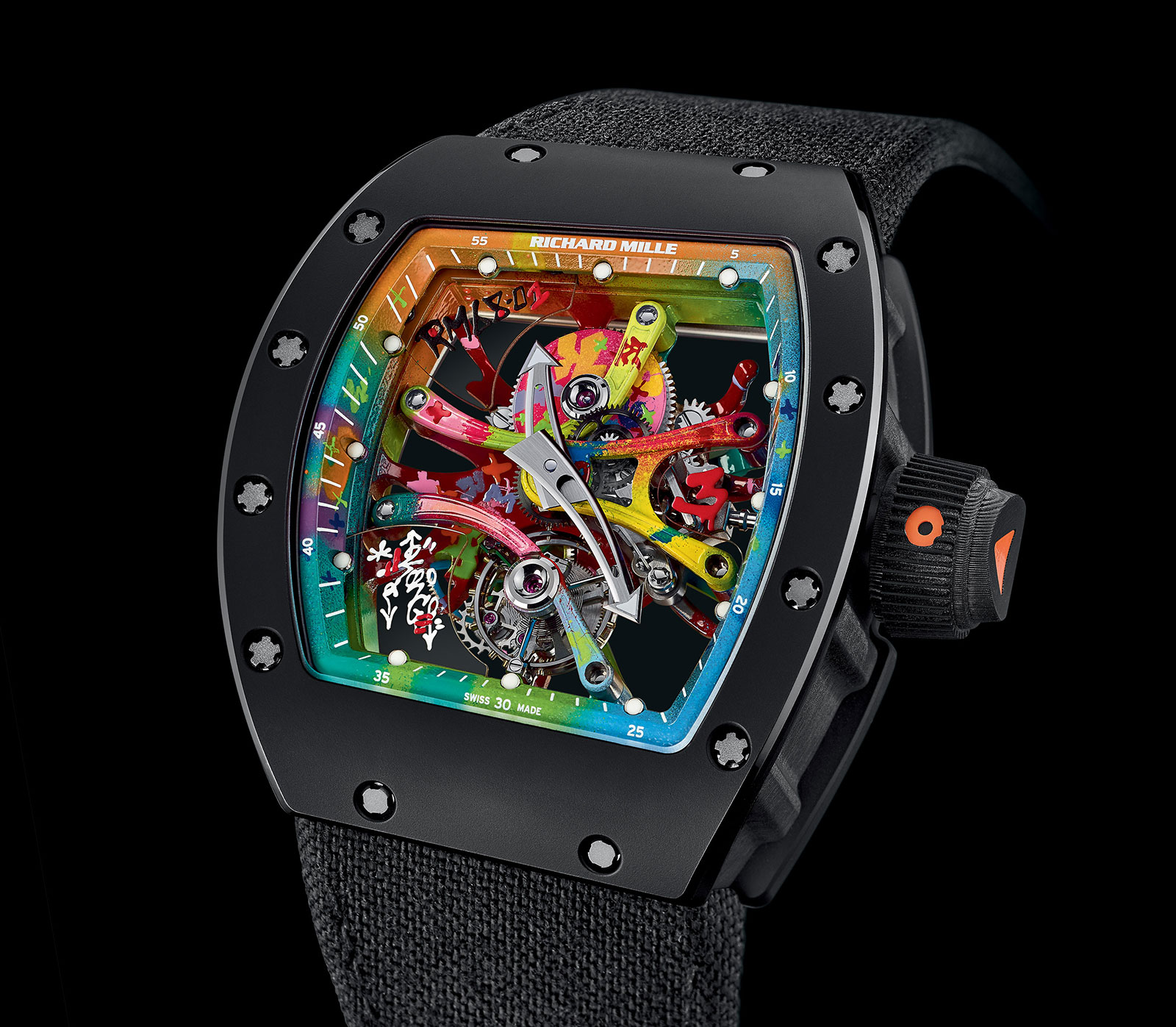 Richard Mille Introduces the Spray Painted Micro Graffiti Art