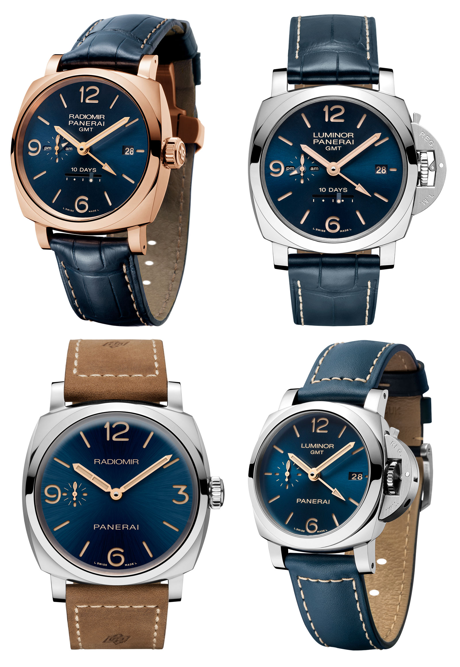 panerai gmt blue