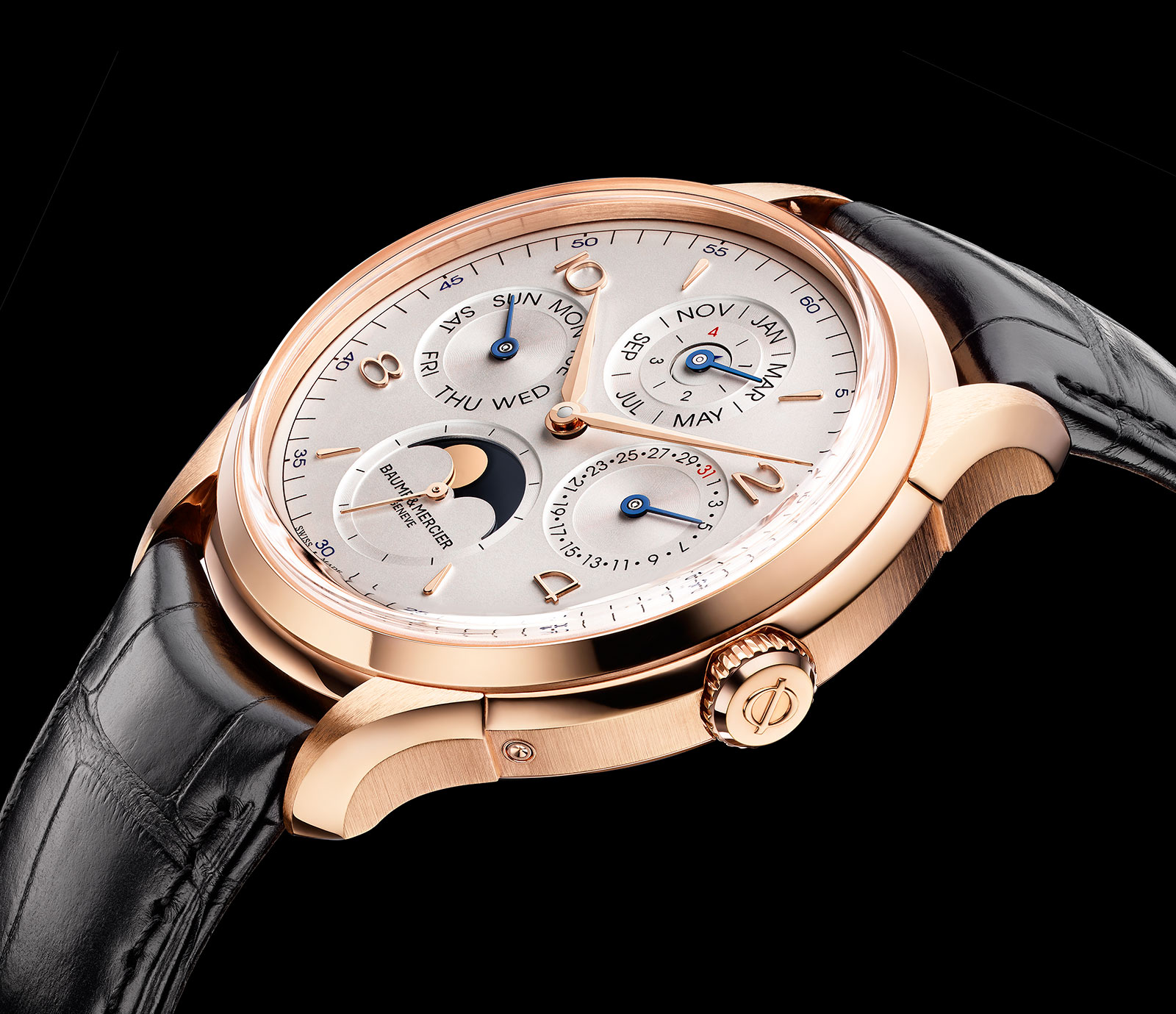 Baume Mercier Introduces Red Gold Perpetual Calendar Powered by