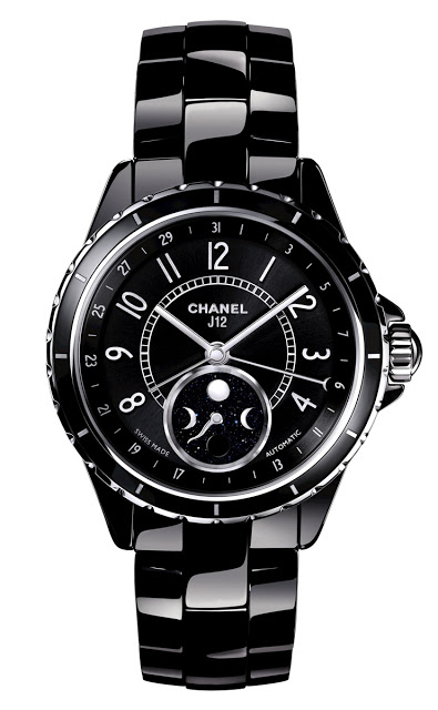 A Ladies Black Chanel J12 Wristwatch