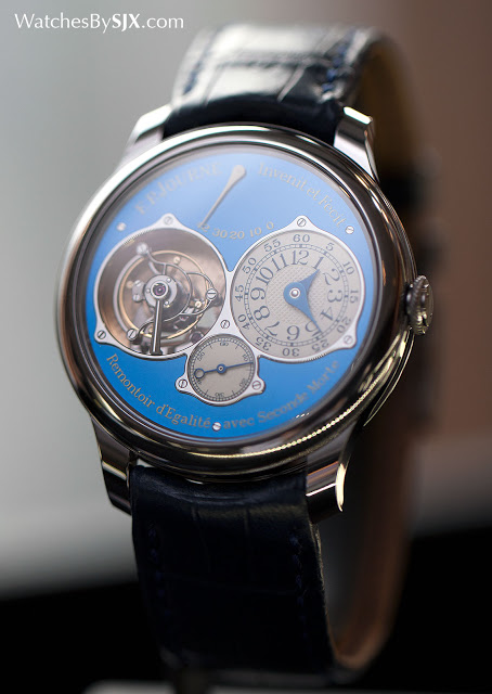 Hands-On with the F.P. Journe Tourbillon Souverain Bleu for Only Watch ...