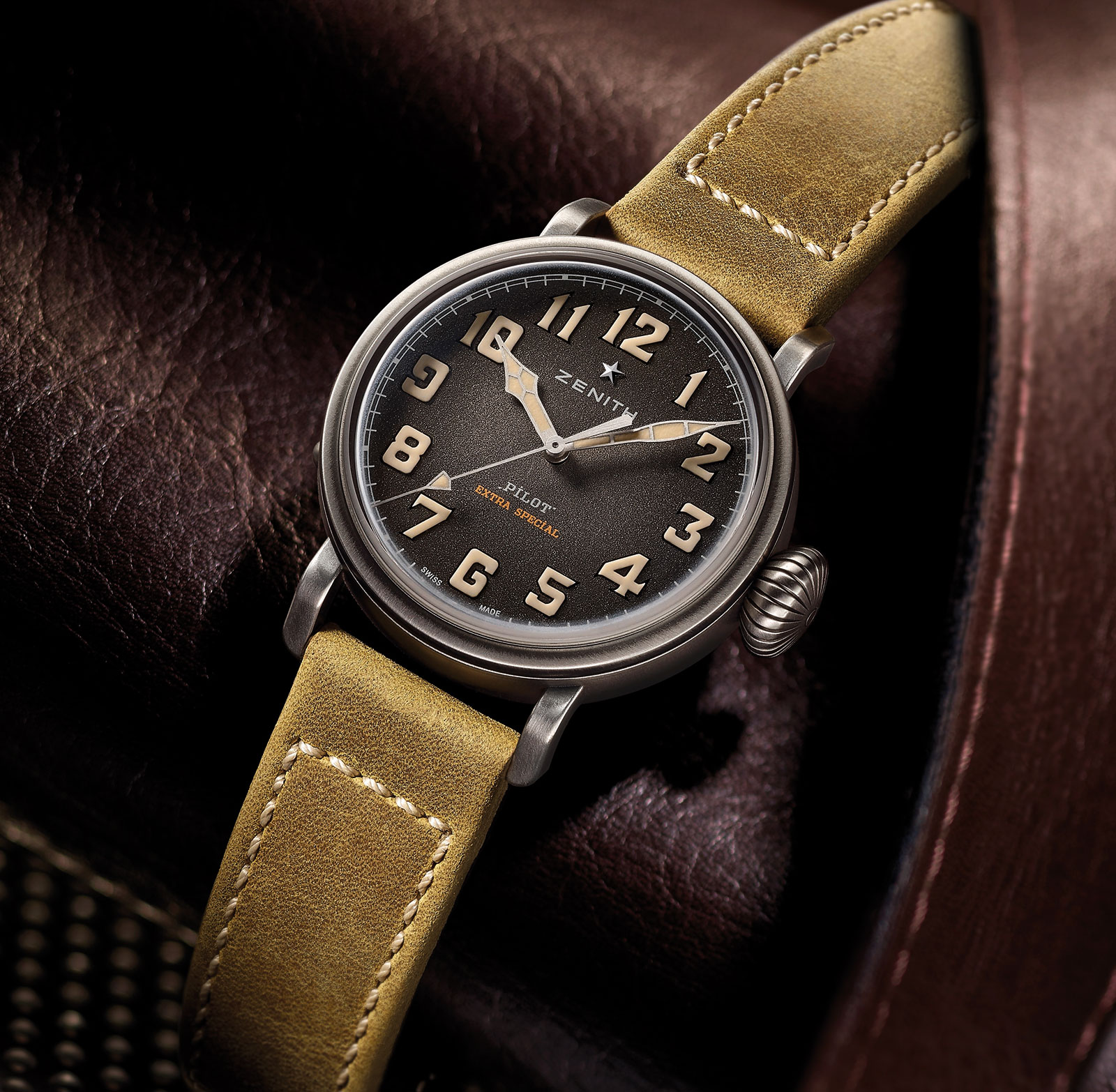 Introducing the Zenith Pilot Extra Special 40mm in Gunmetal and Coloured Dials SJX Watches