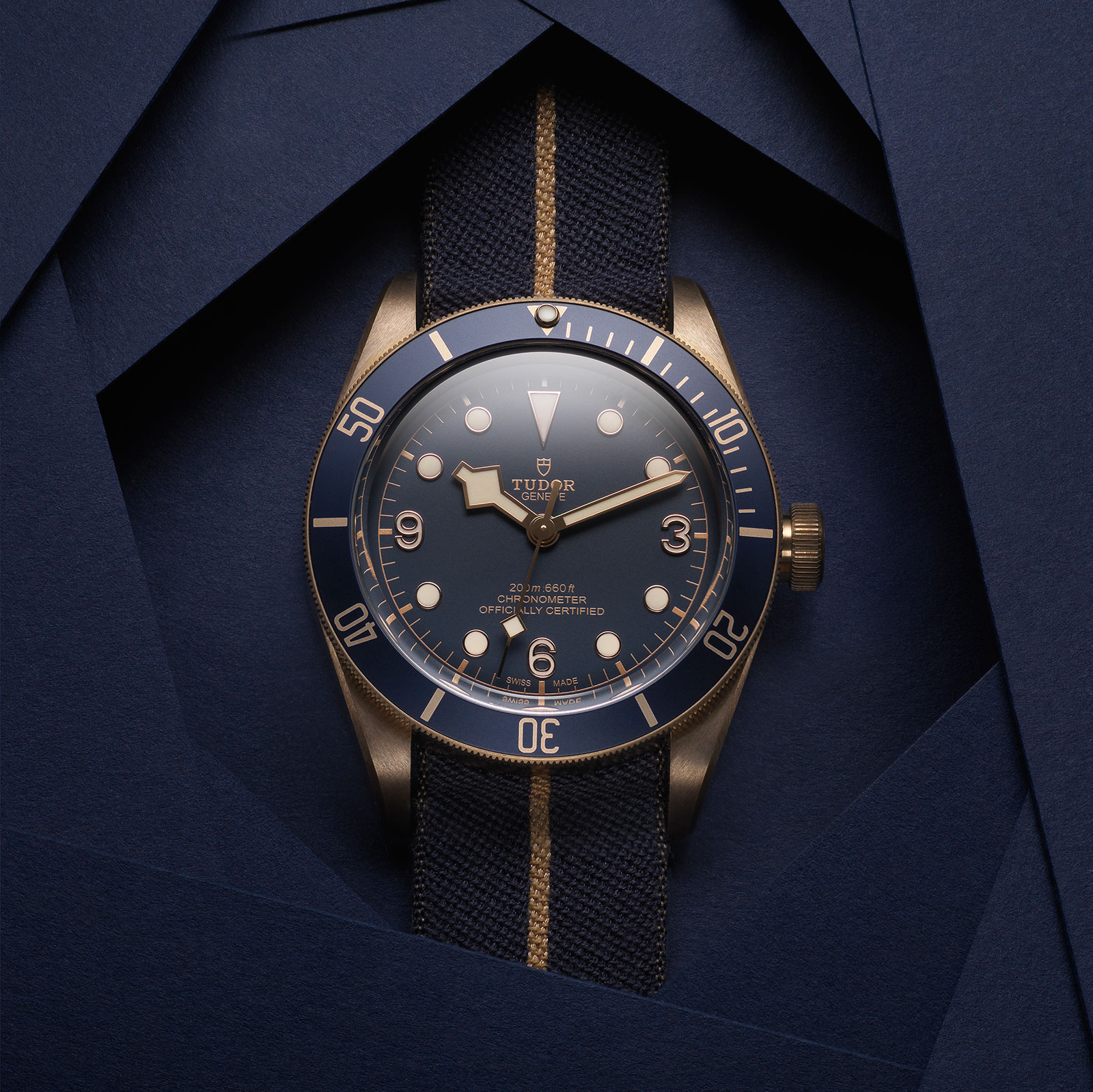 Tudor black clearance bay blue bronze