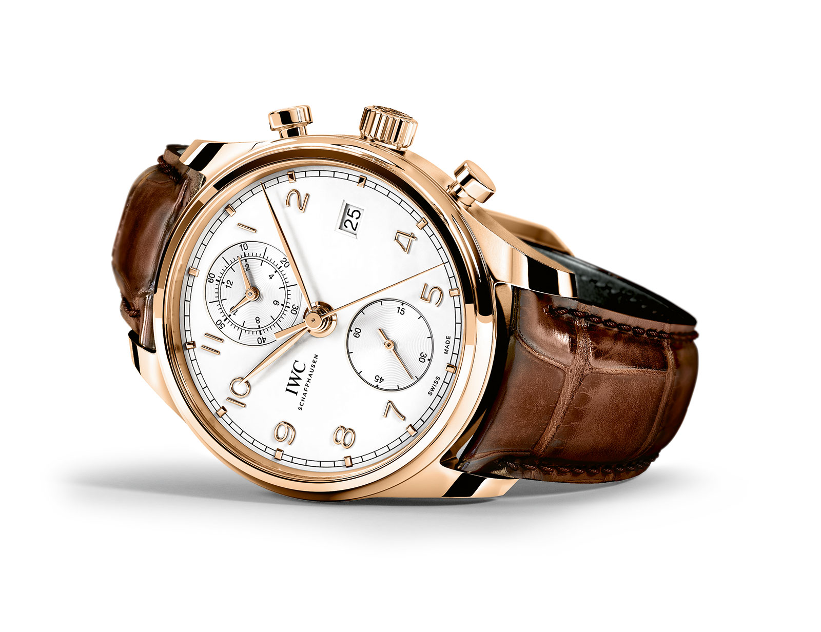 Iwc portugieser sale chronograph gold