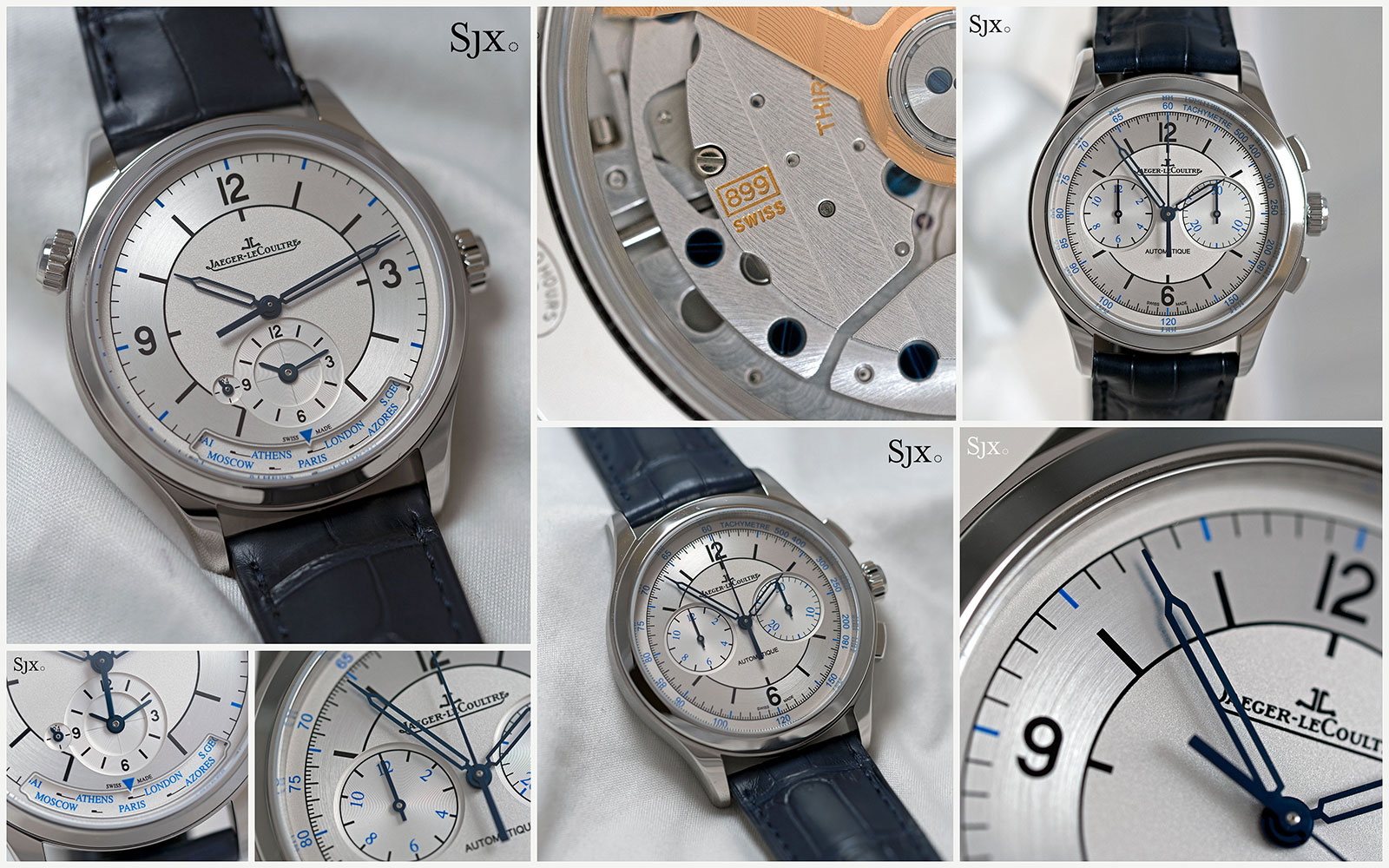 Jaeger-LeCoultre Master Control Geographic Dual Time Date Automatic Steel