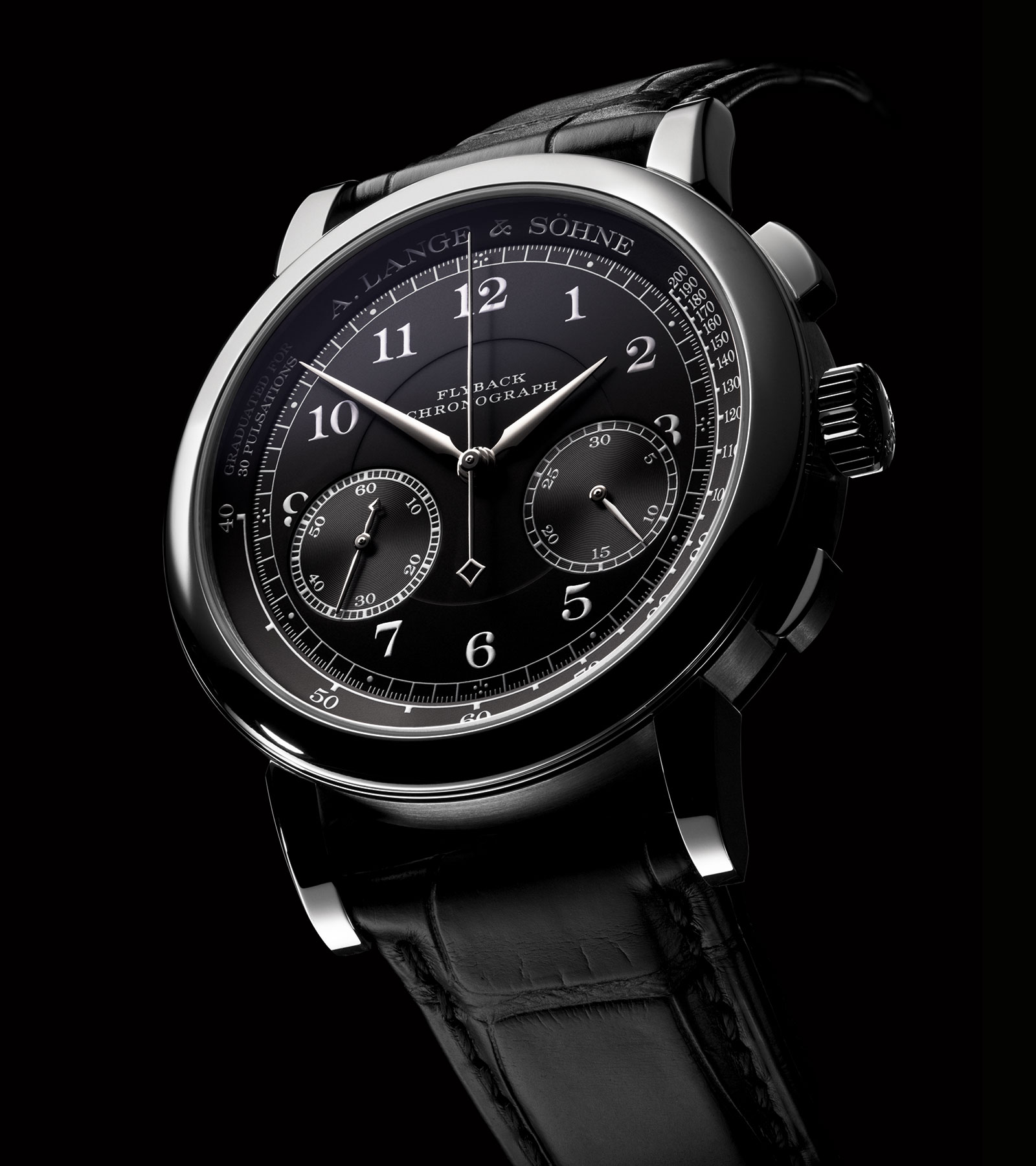 A. Lange & Söhne Unveils the Lange 1815 Chronograph in Black | SJX Watches