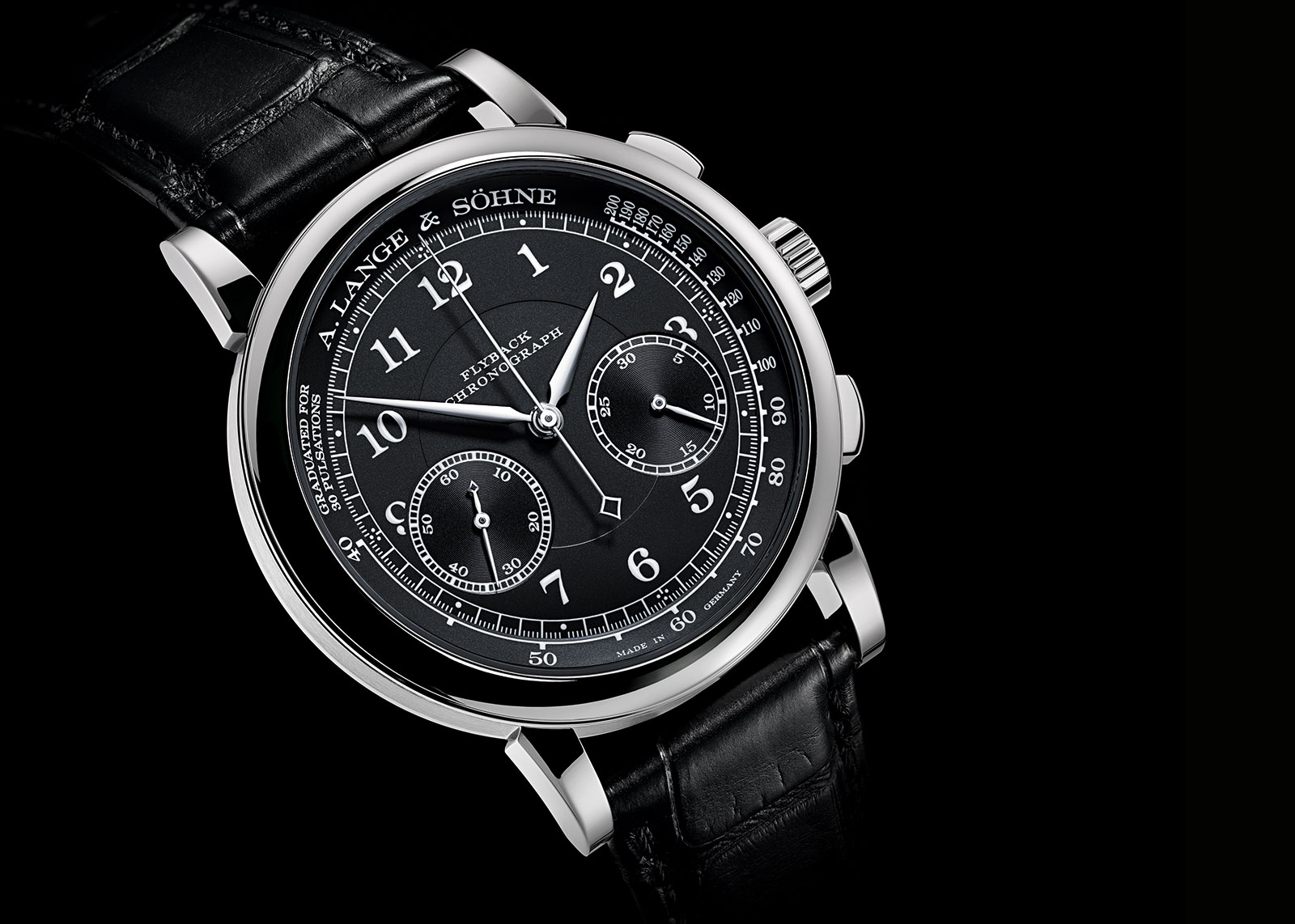 A. Lange Sohne Unveils the Lange 1815 Chronograph in Black SJX Watches