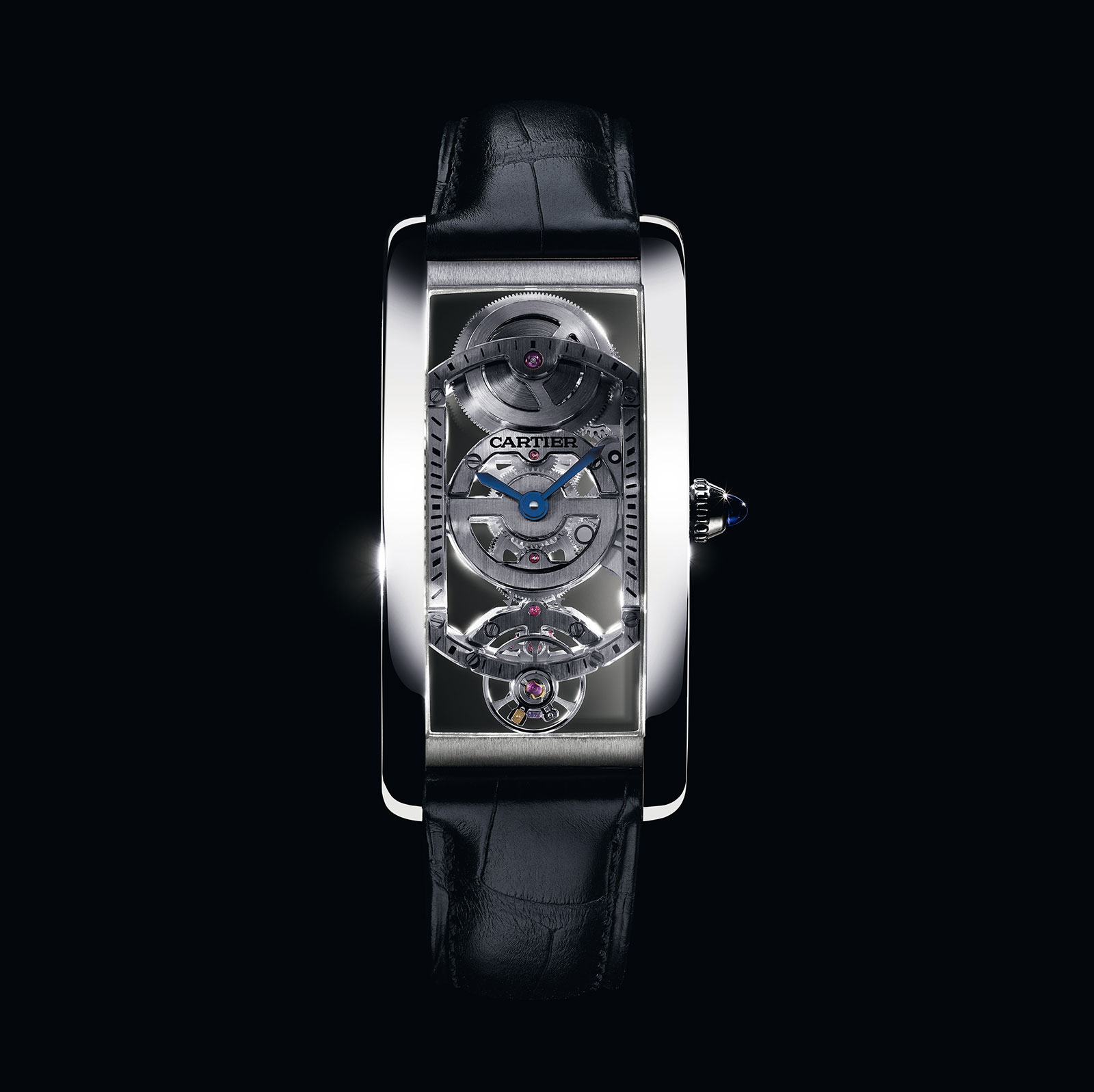 cartier tank cintree skeleton price